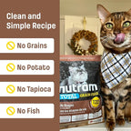 T22 Grain-Free Cat Food – Chicken & Turkey Dry Kibble | Holistic andHigh Protein, Urinary Support, Clean Nutrition for Adult Cats & Kittens | Supports a Strong Immune System (4.4 Pounds)