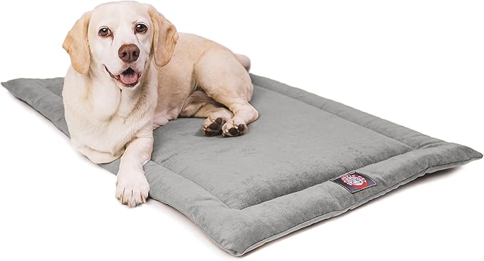 Majestic Pet Dog Crate Mat - Machine Washable Soft Plush Pet Bed Pad for Crates & Kennels USA Crafted 30"x21" Villa Vintage