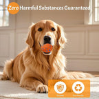 Dog Balls: Interactive Dog Ball, Self-Moving Dog Toy with Auto-Rolling & Bouncing, E-TPU Material, IP54 Waterproof, Motion-Activated, for Small/Medium/Large Dogs (Orange)