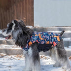 CuteBone Winter Dog Coat - Waterproof Windproof Reversible Vest, Thick Adjustable Cold Weather Jacket for Small Medium Large Dogs, Soft With Leash Hole