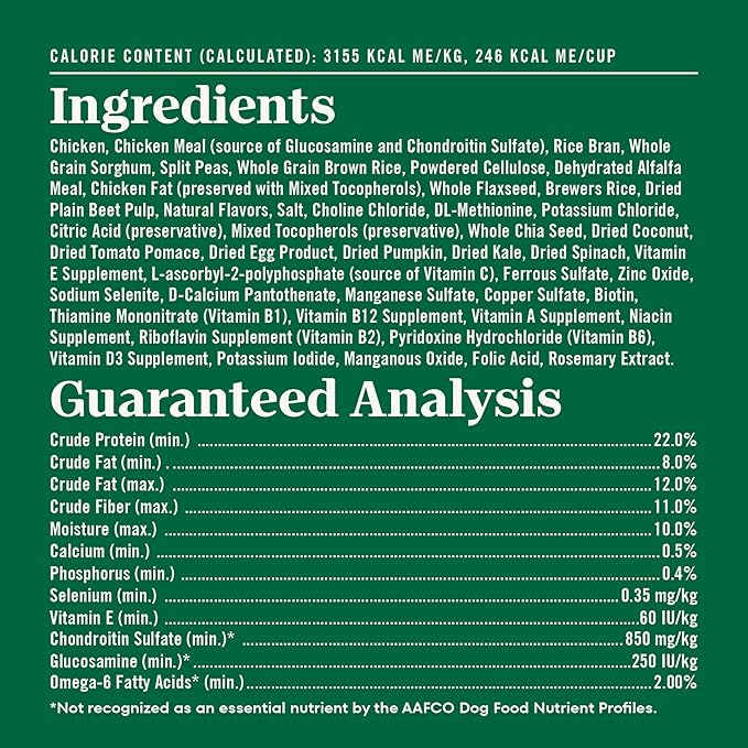 Nutro Natural Choice Chicken & Brown Rice Adult Large Breed Healthy Weight Dog Food Recipe, 30 lb. Bag