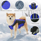 Dog Coat, Water-Resistant Dog Clothes, Warm Fleece Lining Dogs Coats, Winter Windproof Dogs Jackets with Reflective, Pet Vest for Small Medium Large Pets - 1 PCS