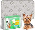 FXW Washable Pee Pads for Dogs, Puppy Pads with Super Absorbent, Specifically Designed for 24inch Cages, 23" × 17" Rectangle, Khaki, 1 Pack