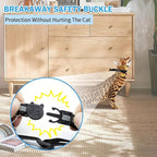Personalised Cat Collar Adjustable Reflective Nylon with Cat Pattern Breakaway, Safety Quick Release, Bell, Custom Stainless Steel Name Tag & ID Number Plate (8"-10.6", Multiple Colors)