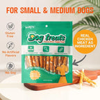 M-PETS Chicken Wrapped Dog Treats 30 pcs Rawhide Chews Sticks, Puppy Training Treat, Snacks for Small and Medium Dogs