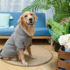 SCENEREAL Dog Hoodie Sweaters for Small Medium Large Size Dogs, Fleece Pet Sweatshirt with Hat and Pocket,Soft Cold Winter All Weather Puppy Clothes for S to XL Sized Dogs,Grey (S)