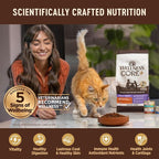 Wellness CORE+ Adult Dry Cat Food for Indoor Cats, Grain Free, Natural, Chicken, Turkey & Chicken Meal (11 Pound Bag)