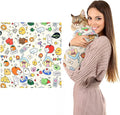Cat Grooming Wrap, Cat Grooming Supplies for Cutting Nails, Cat Restraint for Nail Clipping to Anti-Scratch/Runaway/Bitten, Cat Swaddle Wrap for Calming & Holding Cat (L (Within 11lbs))