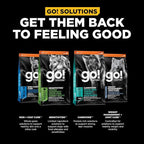 Go! Solutions Digestion + Gut Health, Dry Dog Food, Chicken Recipe with Ancient Grains, 22 lb Bag