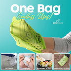 Lavender Scented Dog Poop Bags w/Dispenser, 80% PCR Eco-Friendly Materials, 9” x 13” Extra Thick Leak Proof Waste Bag for Pet, Doggy Bag Refill Rolls, Versatile Dog Waste Bags, 600 Counts
