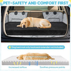 Dog Car Bed, Non-Slip Backseat Extender Pet Mat, Removable Washable Dog Bed for SUVs, Sedans & Trucks, Anti-Slip Travel Bed for Dogs, Easy Clean & Scratch-Proof & Comfort (56"x28.7")