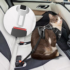 Cat Harness and Leash for Walking, The Upgrade Can be Adjusted in Four Directions and Breathable Cat Harness for Anti Escape That can be Fitted and Positioned, Reflective Strips Harness, Black, M