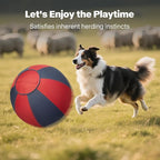 Pet Prime 25" Herding Ball for Dogs, Herding Dog Toys with Hand Pump for Australian Shepherd,Toys for Play and Exercise,Large Dog Ball for Cattle Collie Dogs Horse with Cover
