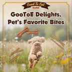 Gootoe Buffalo Dog Treats, Buffalo Bites Stick (Small) 1.5 lb Natural Low-Fat Chews for Training & Rewards, Limited Ingredient, Resealable Bag, Perfect for Small Dogs & Puppies