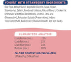 Ultra Chewy Yogurt with Strawberry Double Treat Bones: Long-Lasting Dog Treats Made in USA for Large and Small Breeds, Highly Digestible (24 Count)