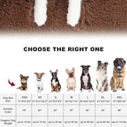 Bedfolks Waterproof Dog Crate Pad, Plush Dog Kennel Bed with Removable Cover, Faux Fur, Washable, 23"x18", Solid Brown