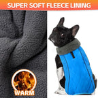 Doglay Dog Coat, Waterproof Dog Jacket Pet Winter Coat for Cold Weather with Thicken Furry Collar, Reflective Puppy Winter Jacket Warm Fleece Lining for Small Medium Large Pets