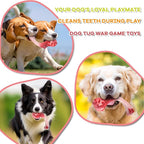 Tough Dog Toys for Aggressive Chewers, Super Chew Toy to Keep Them Busy, Cleaning Teeth, Boredom and Stimulating, Indestructible Nylon Bone for Medium Large Breed, Best Pet Gift, Beef Flavor