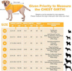 Fleece Dog Coat Pet Jacket Reflective for Cold Weather for Extra Large to Small Pets(Yellow,S)