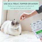 The New Zealand Natural Pet Food Co Meow Freeze Dried Cat Treats - New Zealand Green Mussel, High Protein, Healthy Cat Snacks and Toppers, All Natural for All Life Stages, 1.76 oz