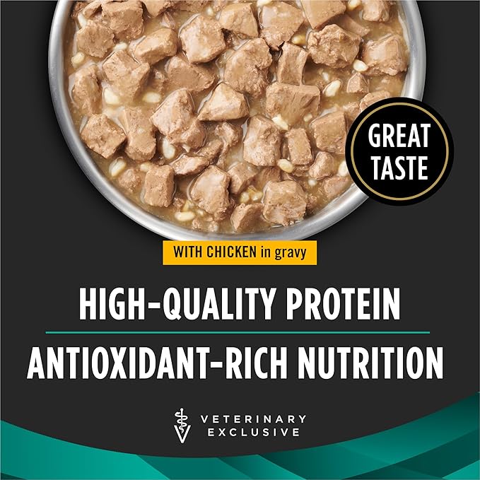 Pro Plan Veterinary Diets Purina EN Savory Selects Gastroenteric with Chicken in Gravy Canine Formula Gastrointestinal Dog Food - (Pack of 12) 13.3 oz. Cans