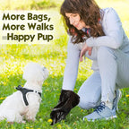 Biodegradable Dog Poop Bag 1080 Counts, Large Dog Waste Bags With 1 Free Dispenser, Leak Proof Pet Waste Disposal Refill Bags (Scented)