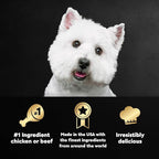 Cesar Wet Dog Food Loaf in Sauce Rotisserie Chicken Flavor with Bacon & Cheese and Filet Mignon Flavor with Bacon & Potato Variety Pack, 3.5 oz. Easy Peel Trays (12 Count, Pack of 2)