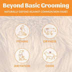 Skout's Honor Probiotic Dog Shampoo & Conditioner with Avocado Oil & Omega-3s, 97% Natural, Paraben & Sulfate-Free, Cruelty-Free, 16oz, Honeysuckle 2-Pack