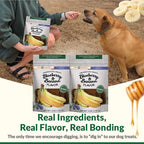 Dig Defence Premium Dog Treats - Blueberry and Banana, Natural Ingredients, Baked Gourmet Snacks for Small & Big Dogs, Healthy Training Treat, 2 Pack