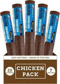etta says! Deluxe Crunchy Dog Chews 7” Chicken - All Natural, Long-Lasting Chews - Made in The USA (20 Count Pack of 1)