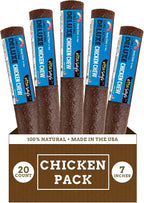 etta says! Deluxe Crunchy Dog Chews 7” Chicken - All Natural, Long-Lasting Chews - Made in The USA (20 Count Pack of 1)