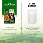 Beloved Pets Dog Treats Rawhide - Free Cod Sticks Chicken Wrapped 10.6 oz - All Natural & Grain Free Long Lasting Chews for Large & Small Dogs - Dried Pet Snacks - Support Healthy Teeth & Skin Coat