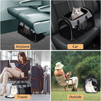 PET MARVEL Cat Carrier Soft Sided for Small Medium Cats Puppy up to 15 Lbs, Airline Approved Mesh Pet Travel Bag, Breathable Bite-Resistant Fabric with Removable Washable Mat