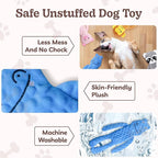 SHARLOVY No Stuffing Dog Toys 5 Pack, Crinkle Interactive Dogs Toy for Boredom, Puppy Toys for Teething to Keep Them Busy, Cute Squeaky Dogs Toy for Small, Medium, and Large Breed