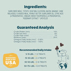 Shameless Pets Soft-Baked Dog Treats - Bananas for Bacon, Grain-Free Snacks for Medium & Large Dogs, Natural & Healthy Doggy Chews with Omega 3 & 6, Treats for Older & Senior Dogs, Made in USA