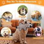 5 Pack No Stuffing Squeaky Dog Toys for Large Dogs - Interactive Durable Plush Chew Toy with Crinkle Paper, Safe Pet Toy for Small to Large Breed, Ideal for Puppy Gifts & Tug of War Toys