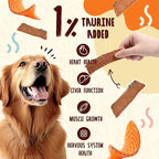 PAWUP Salmon Fillet Dog Treats, Salmon Jerky with Fish Skin, Healthy High Protein Snacks, Natural Omega 3-6, Low in Fat with Taurine,12.5oz (Smoked Flavor)