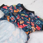 CuteBone Small Dogs Outfit Soft Puppy Onesies Pjs Dog Pajamas Pet Coat Cat Apparel Comfy Doggie Jumpsuit Bodysuit for All Seasons P75XS