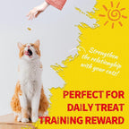Just Try 16 OZ Cat Treats for Indoor Cats, High Protein Low-Calorie Cat Snacks, Healthy Crunchy Treats, Grain Free Natural Chicken Flavor