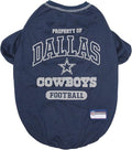 NFL Dallas Cowboys Dog T-shirt X-Large. - Licensed Shirt for Pets Team Colored with Team Logos- Premium Stretchable Materials for the comfort of your Dog & Cat