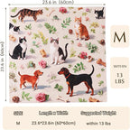 Cat Grooming Wrap Cat Wrap for Cutting Nails, 23.6 Cat Wrap for Grooming, Cat Restraint for Nail Clipping, Multifunctional Swaddle Wrap Pet Tool, Cat Burrito Wrap