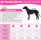 Dog Raincoat, Waterproof Dog Coat with Reflective Straps, Leash Hole & Polar Fleece Lining, Winter Snow Rain Coat for Small, Medium & Large Dogs, Warm, Windproof Vest Jackets