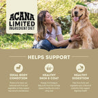 ACANA Singles Limited Ingredient Grain Free High Protein Dry Dog Food Duck & Pear Recipe 22.5lb Bag