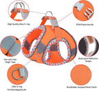 AIITLE Tiny Dog Harness - Lightweight Mesh Step-in Vest for Puppy, Reflective & Escape-Proof Design with High-Stick Magic Tape - Indoor/Outdoor Use for Chihuahua, Maltese, Shih Tzu(Orange, XXXS)