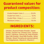 Just Try 16 OZ Cat Treats for Indoor Cats, High Protein Low-Calorie Cat Snacks, Healthy Crunchy Treats, Grain Free Natural Chicken Flavor