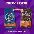 Wellness CORE+ Dry Dog Food with Freeze Dried Pieces, Wholesome Grains, High Protein, Natural, Original Turkey & Chicken Recipe, (4-Pound Bag)