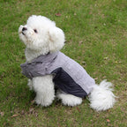 Fleece Dog Hoodie for Large Dogs Super Warm Doggie Jacket for Cold Winter Dog Coats,Grey XXXL