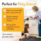 Portland Pet Food Company Fresh Dog Food Pouches - Human-Grade Toppers Wet Meal & Mixers - Grain-Free, Limited Ingredient Hopkin's Pork N’ Potato - Small & Large Breed Puppy & Senior Dogs - 5 Pack