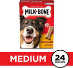 Milk-Bone Original Dog Treats Biscuits for Medium Dogs, 24 Ounces (Packaging May Vary)