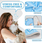 Supet Cat Grooming Hammock, Soft Fabric Nail Clipper Hammock, Self-Adhesive Wrap for Cutting Nails, Quickly Calm Down for Medicine, Teeth Brushing, Ear Cleaning